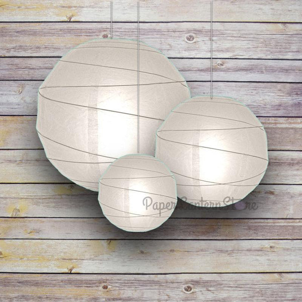 Turquoise Round Paper Lanterns