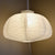 Large Dome Shaped Premium Fine Line Paper Lantern Lampshade, White (18"W x 11"H)