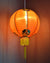 12" Red Traditional Nylon Chinese New Year Lantern w/Tassel