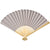 Feather Grey Premium Paper Hand Fan (100 PACK) - AsianImportStore.com - B2B Wholesale Lighting and Décor