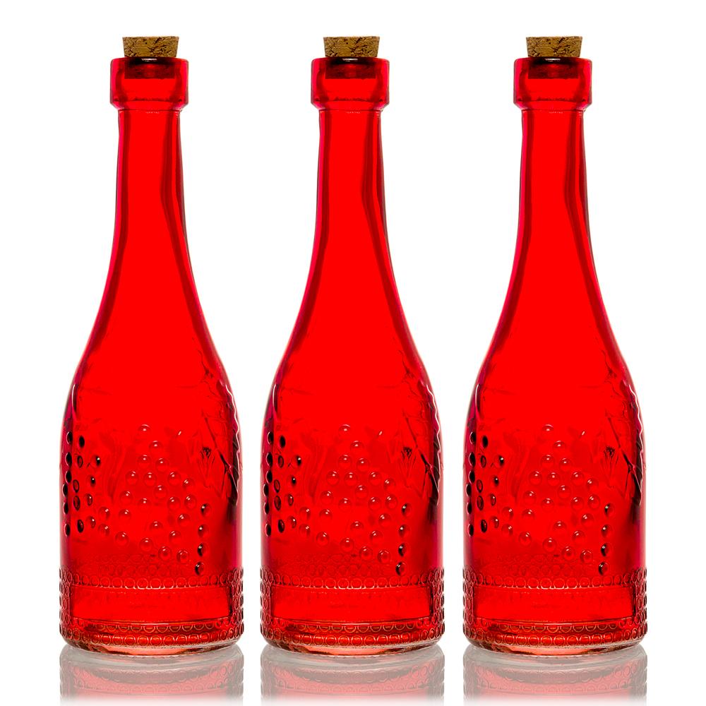 3 Pack, 6.6 Stella Clear Vintage Glass Bottle with Cork - DIY Wedding  Flower Bud Vases on Sale Now!, Chinese Lanterns