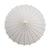 38" White Nylon Parasol Umbrella with Elegant Handle