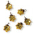 6 Pack | 1.5" Gold Imogen Mercury Glass Star Ornaments Christmas Tree Decoration - AsianImportStore.com - B2B Wholesale Lighting & Décor since 2002.