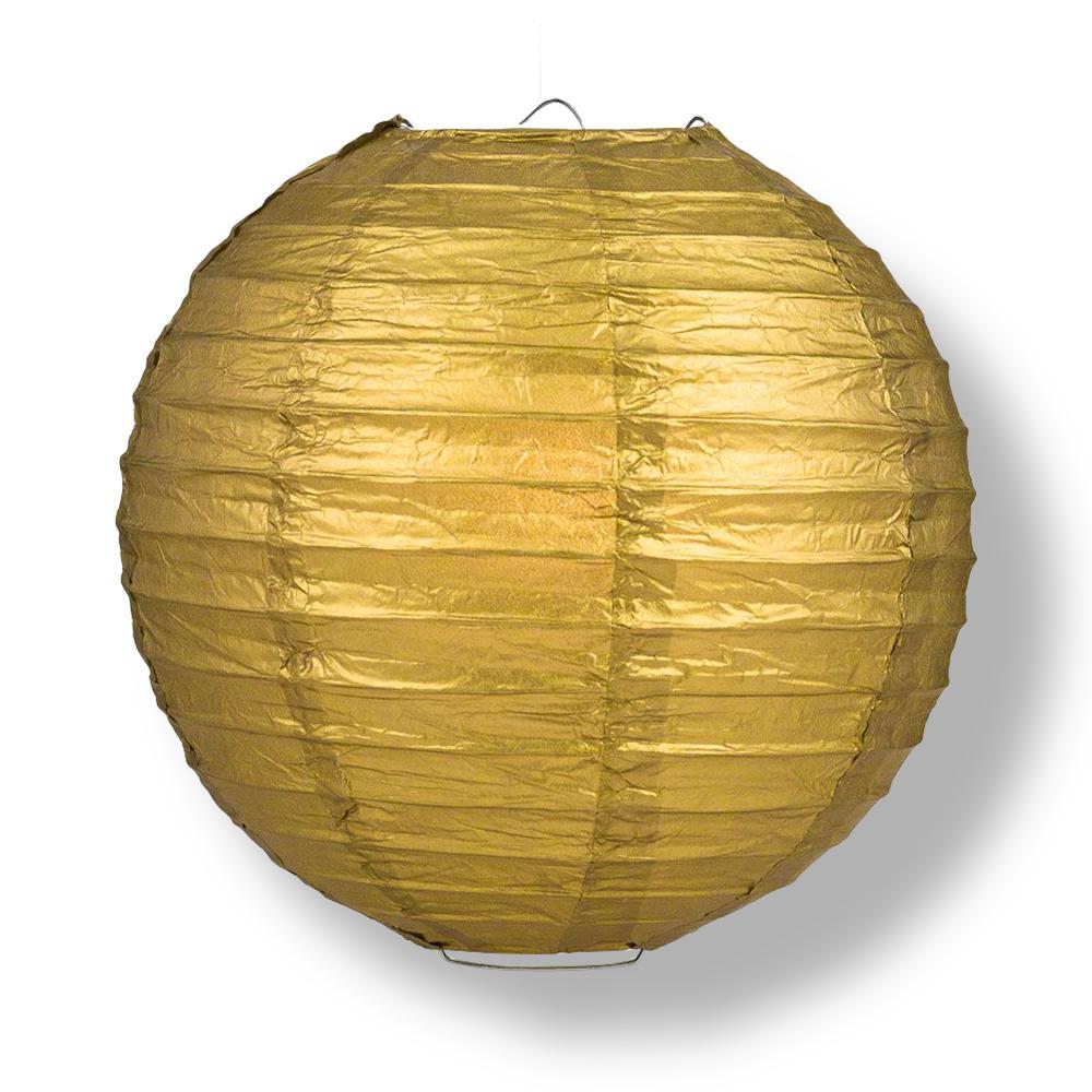 12 and 14 Paper Lanterns with Metal Frame