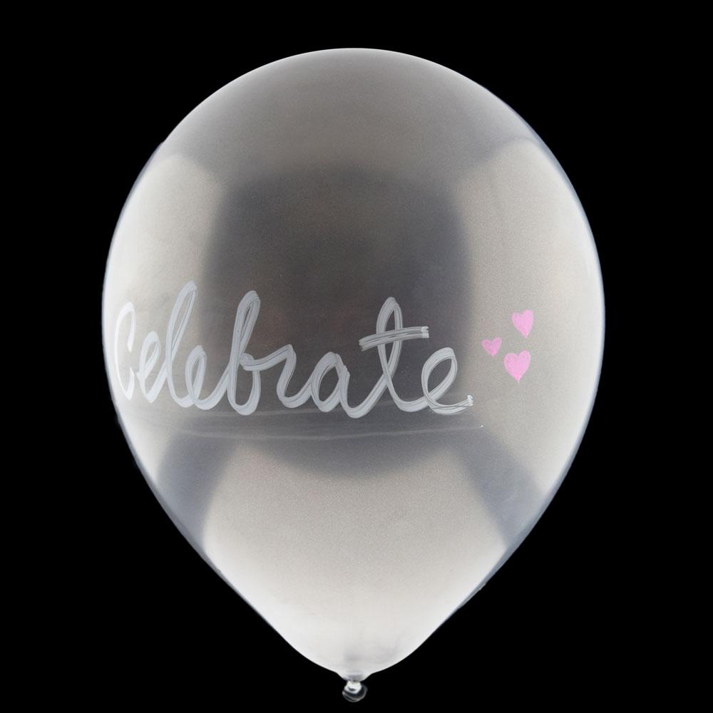 BLOWOUT (100 PACK) Pearl Baby Blue Chalkboard Balloons for DIY Party Messages w/ Pen