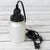 Fantado Frosted Pearl White Mason Jar Pendant Light Kit, Regular Mouth, Black Cord, 15FT - AsianImportStore.com - B2B Wholesale Lighting and Decor