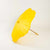 32" Yellow Paper Parasol Umbrella, Scallop Blossom Shaped - AsianImportStore.com - B2B Wholesale Lighting & Décor since 2002.