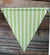 (Discontinued) (100 PACK) Light Lime Mix Pattern Triangle Flag Pennant Banner (11FT)