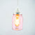 Light Pink Glass Mason Jar Pendant Light Kit, Regular Mouth, Clear Cord, 15FT - AsianImportStore.com - B2B Wholesale Lighting and Decor