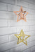 BLOWOUT (20 PACK) Multi-Patterned 3D Star Hanging Vertical Garland (3.3 Feet)