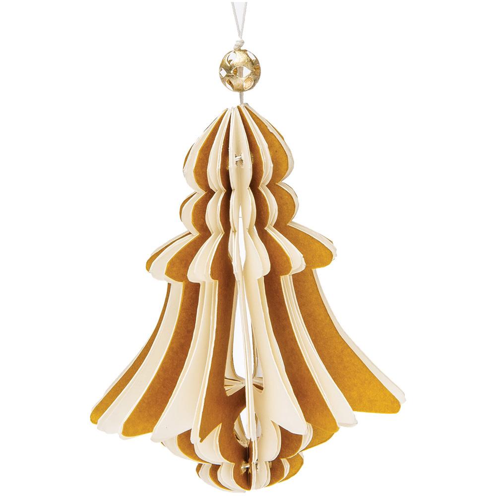 Fitzgerald Design Origami Ornament (4.5-Inch, Gold and White, Single) - AsianImportStore.com - B2B Wholesale Lighting and Decor