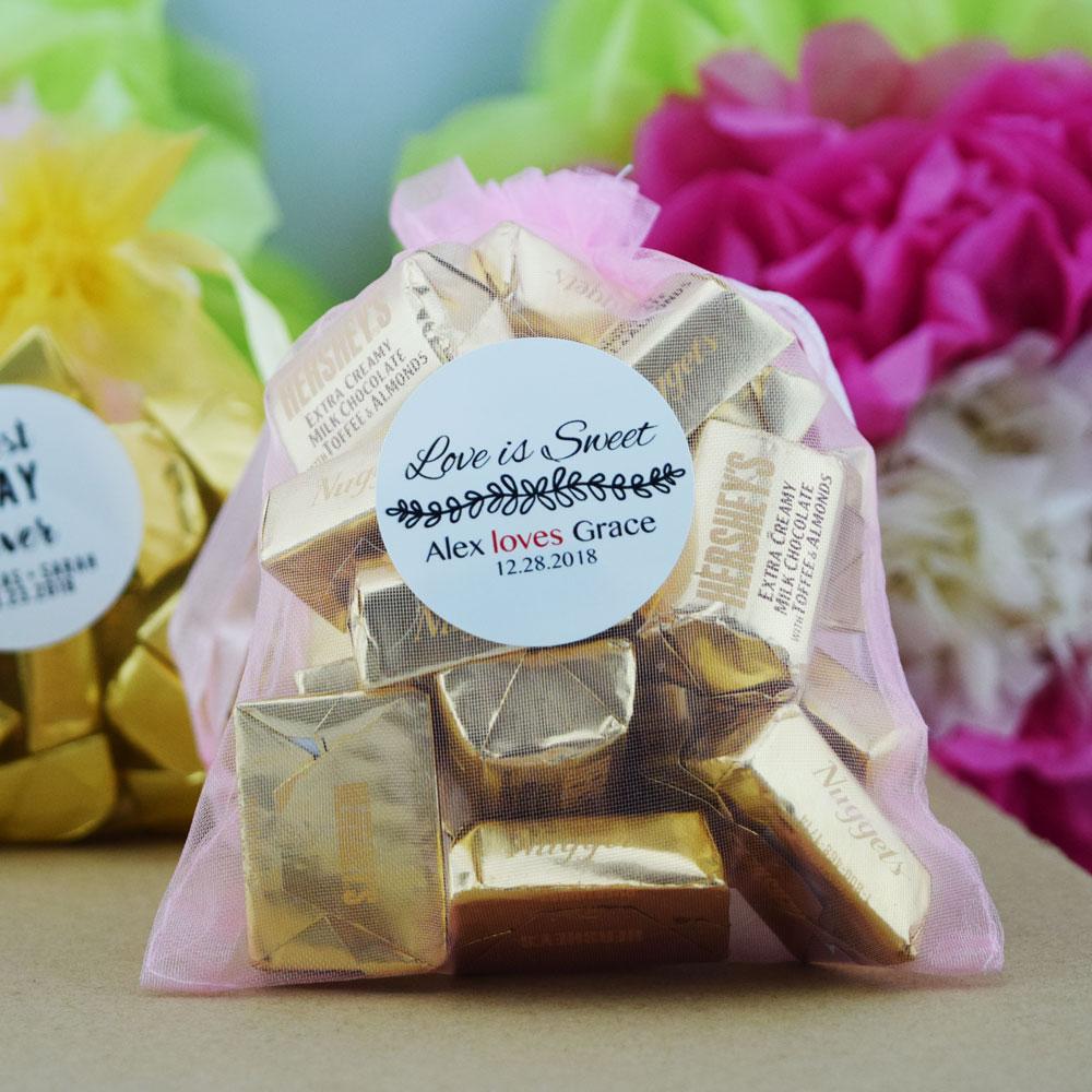 gold gift organza bags Candy Gift Bags Party Favor Bags Gold Gift Bags J