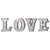 Silver Marquee Light 'LOVE' LED Metal Sign (8 Inch, Battery Operated w/ Timer) - AsianImportStore.com - B2B Wholesale Lighting and Decor