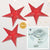 3-PACK + Cord | Red Starry Night 24" Illuminated Paper Star Lanterns and Lamp Cord Hanging Decorations - AsianImportStore.com - B2B Wholesale Lighting and Decor